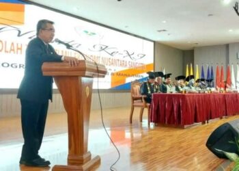 Hadiri Wisuda ke-XI STIENUS Sangatta, Ini Pesan Bupati Ardiansyah Sulaiman