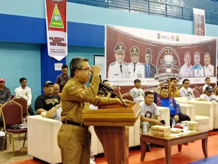 Open Turnamen Badminton Kutim 2023, 123 Pasang Tim se-Kaltim Ikut Ambil Bagian