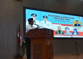 Hadiri Pelantikan Pengurus PGI, Bupati Ardiansyah Harap Dapat Bersinergi dengan Semua Eleman