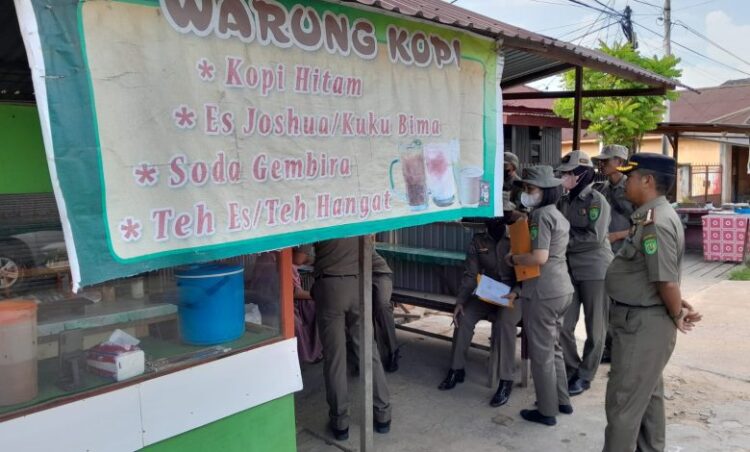 Tertibkan PKL, Satpol PP Kutim Temukan 19 Pelaku Usaha Langgar Aturan