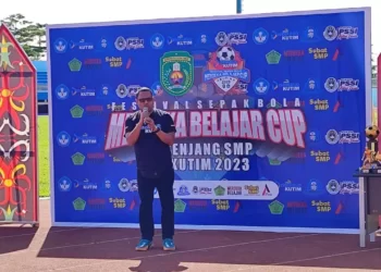 Disdikbud Nilai Festival Sepak Bola Jenjang SMP Kutim 2023 Semakin Kompetitif
