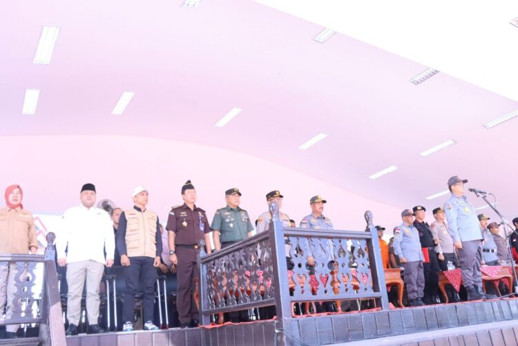 Komisi IV DPRD Kaltim Ikuti Gelar Pasukan, Dukung Pemilu 2024 dengan Kompak