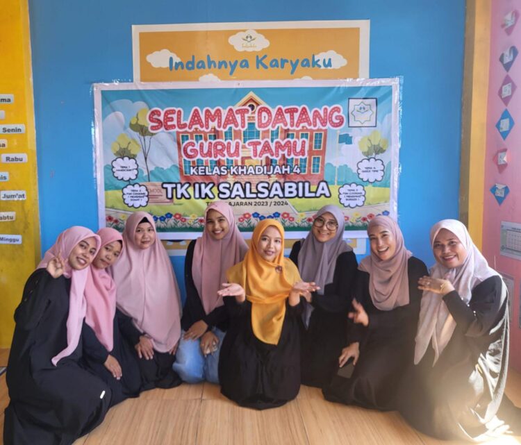 Libatkan Orang Tua, Program Guru Tamu Garapan TK Salsabila Sukses Digelar