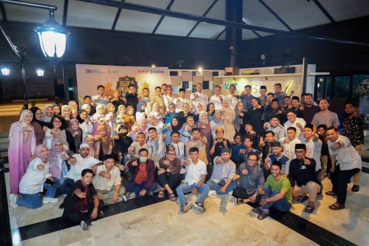 Pupuk Kaltim Gelar Buka Puasa Bersama Jurnalis Bontang