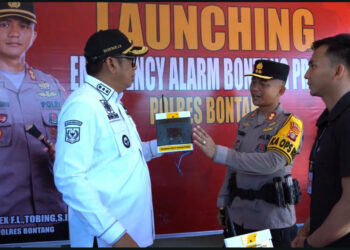 Tingkatkan Layanan, Polres Bontang Luncurkan Sistem Emergency Alarm Presisi