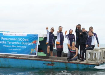 Turunkan 6.882 Unit Terumbu Karang Sejak 2011, Pupuk Kaltim Konsisten Jalankan Program Konservasi Laut