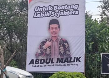 Sebar Baliho “Untuk Bontang Lebih Sejahtera” Abdul Malik: Koalisi Masih Dinamis