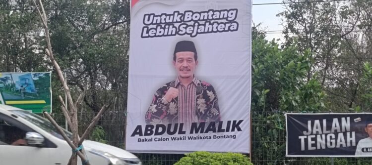 Sebar Baliho “Untuk Bontang Lebih Sejahtera” Abdul Malik: Koalisi Masih Dinamis