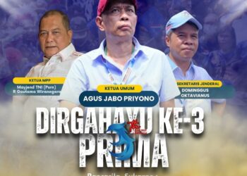 HUT PRIMA ke-3: Bersama Prabowo Gibran Mencapai Indonesia Emas
