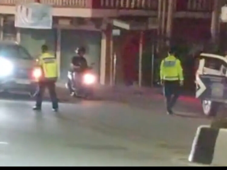 Polisi Bubarkan Balap Liar di Simpang Bukit Indah Bontang, 6 Motor Diamankan