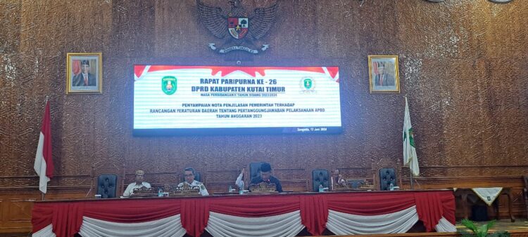 Arfan Pimpin Rapat Paripurna Pertanggungjawaban Pelaksanaan APBD 2023