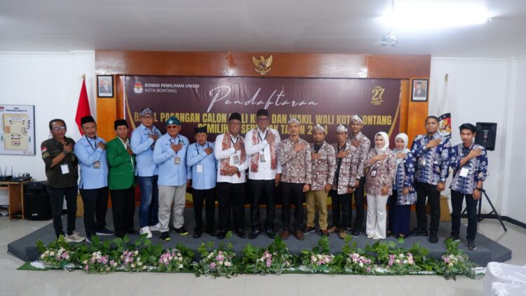 Basri – Dhihin Resmi Daftar ke KPU