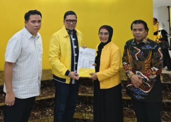 Neni – Agus Haris Terima Rekomendasi Golkar Maju di Pilkada Bontang