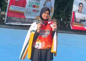 Satu Lagi Atlet Bontang Berprestasi, Andi Reghina Raih Dua Medali di PON XXI Aceh 2024