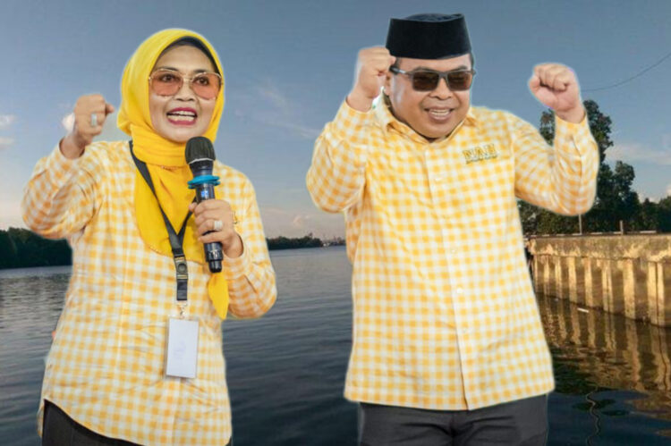 Tawarkan Program Bang Jaka, Neni – Agus Haris Yakin Bisa Bangun Jalan Lingkar