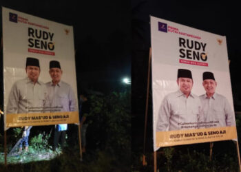 Baliho & Spanduk Menangkan Pancasila Beredar Luas di Kaltim, Ada Apa?