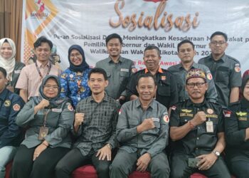 Sukseskan Pemilihan Serentak, Panwascam Bontang Utara Sosialisasi Pengawasan Partisipatif