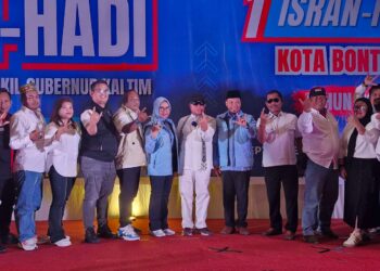 Deklarasi Tim Pemenangan di Bontang, Isran Promosikan Najirah-Aswar