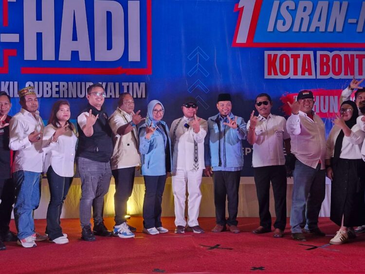 Deklarasi Tim Pemenangan di Bontang, Isran Promosikan Najirah-Aswar