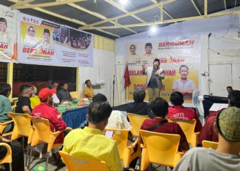 Dukungan Terus Mengalir, di Gunung Sari Neni-Agus Janjikan Kapal Layak Rute Mamuju