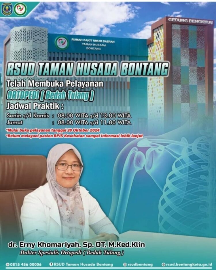RSUD Taman Husada Bontang Resmi Buka Layanan Ortopedi dan Ortodonti