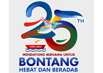Padukan Warna Biru, Hijau, Merah, & Kuning, Berikut Link Download HUT ke-25 Kota Bontang
