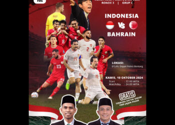 Dekati Anak Muda, Malam Ini Sutomo-Nasrullah Gelar Nobar Timnas Vs Bahrain