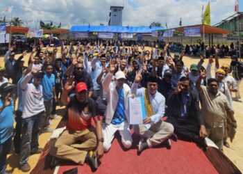 Gelar Kampanye Dialogis di Lapangan Handil, Dendi-Alif Dapat Dukungan PRIMA 