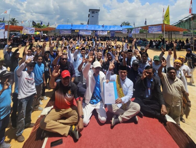 Gelar Kampanye Dialogis di Lapangan Handil, Dendi-Alif Dapat Dukungan PRIMA