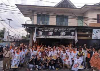 Kader PKS di Bontang Ramai-Ramai Kampanyekan Rudy-Seno dan Neni-Agus