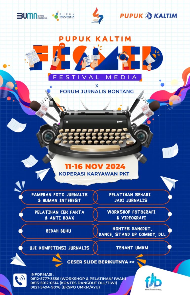 Gandeng FJB, Pupuk Kaltim Gelar Festival Media