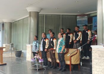 Dispora Kaltim Lepas Tim Drumband untuk Berlaga di Piala Raja Hamengku Buwono X