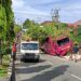 Diduga Lupa Tarik Rem Tangan, Truk Muatan Beras Meluncur Sendiri di Loktuan