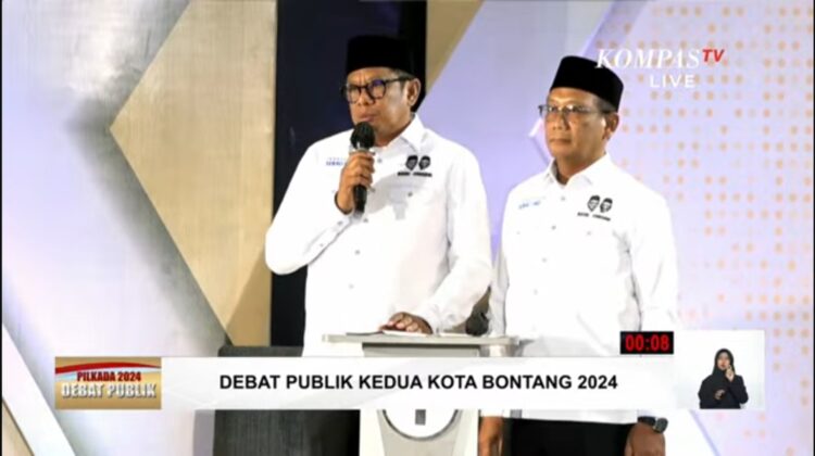 Basri-Chusnul Bicara Ekonomi Hijau di Debat Pilkada Bontang, Klaim Ramah Investasi