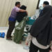 Seorang Wanita Tabrak Pot Bunga Median Jalan di Loktuan, Kondisi Kritis