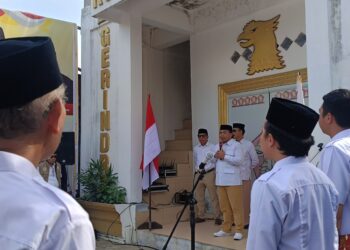 Gelar Apel HUT Ke-17 Gerindra, Wakil Walikota Bontang Terpilih Harap Kader Tetap Solid