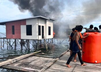 Bara Masih Tersisa Usai Masak, 1 Rumah di Kampung Melahing Hangus Terbakar