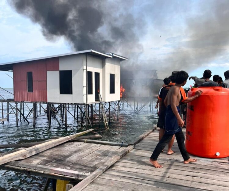 Bara Masih Tersisa Usai Masak, 1 Rumah di Kampung Melahing Hangus Terbakar