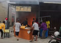 Warga Kerjasama Padamkan Api Ruko Penjual Sempol Dekat Simpang Bontang Post