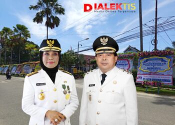 Jelang Pelantikan, Puluhan Karangan Bunga Menghiasi Rujab Wali Kota Bontang
