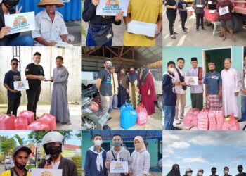 Berkah Ramadan di Bontang, The Power Of Gotong Royong Bagikan 1.000 Paket Nasi Gratis