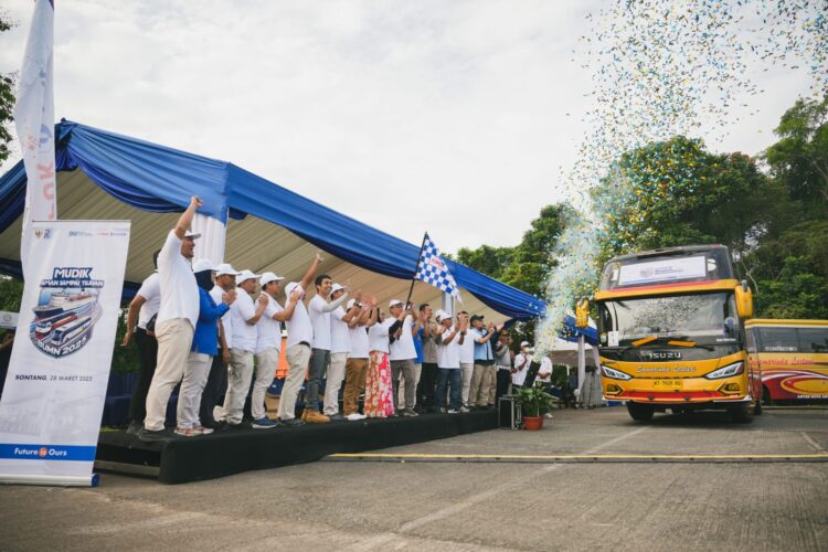 Mudik Asyik Bersama BUMN, Pupuk Kaltim Fasilitasi 366 Pemudik Asal Bontang & Samarinda