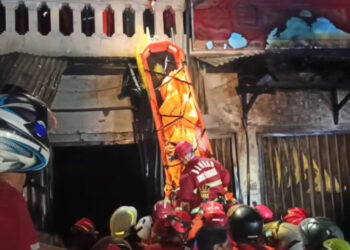 Ruko di Jalan Hidayatullah Samarinda Terbakar, 1 Korban Tewas Terjebak