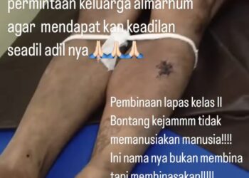 Viral Napi di Lapas Bontang Meninggal, Keluarga Temukan Sejumlah Luka Memar