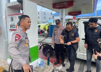 Respon Keluhan Warga, Polres Bontang Kembali Sidak SPBU