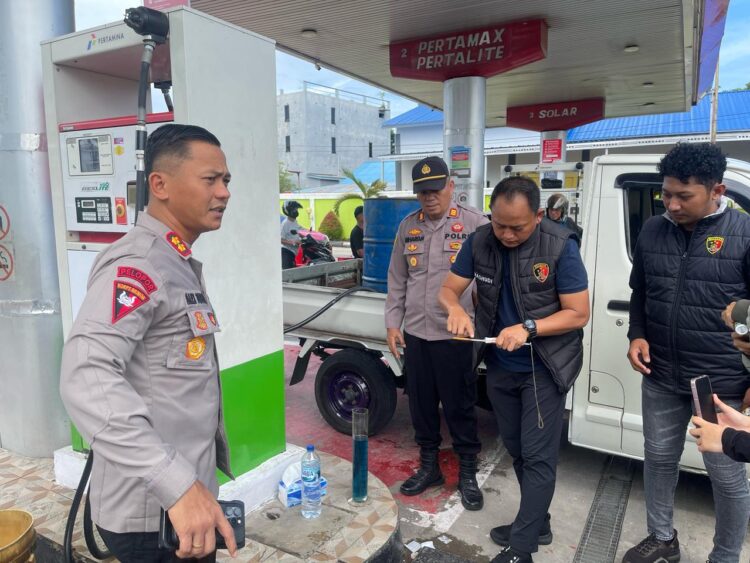 Respon Keluhan Warga, Polres Bontang Kembali Sidak SPBU