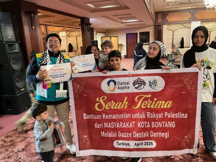 Donasi Warga Bontang untuk Pengungsi Palestina di Ankara Telah Diserahkan