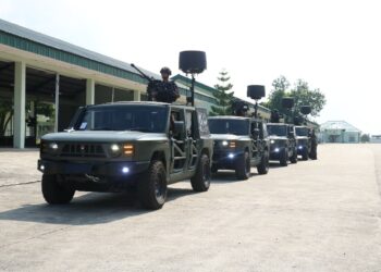 Perkuat Keamanan Wilayah Udara Bontang, Arhanud 7/ABC Dilengkapi 4 Alutsista Antidrone