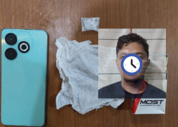 Asyik Nongkrong di GOR Loktuan Malah Diciduk Polisi, BB 1 Gram Sabu