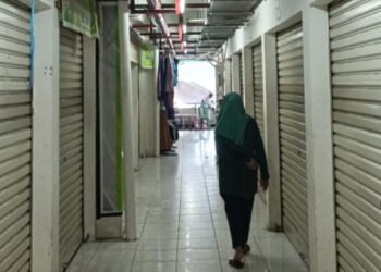 Lapak Pasar Tamrin Banyak Kosong, Rustam: Transaksi Banyak di Luar Bangunan